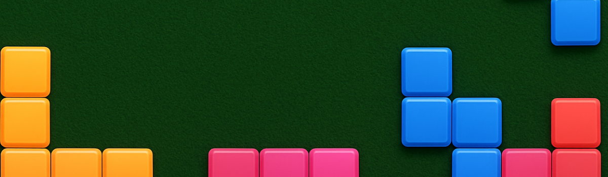 Game Day Block Champ turf with colorful blocks background