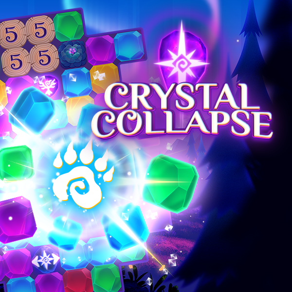 crystal collapse square promo asset art