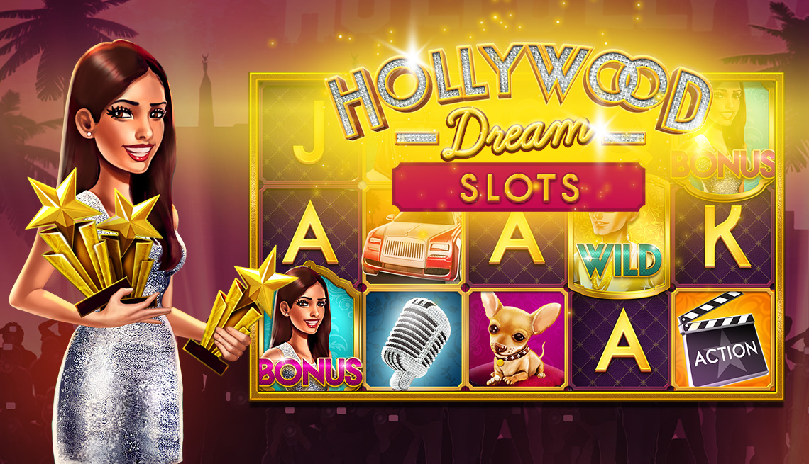 slots hollywood dream promo game art