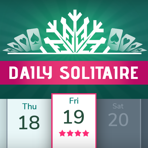 the daily solitaire square promo asset art