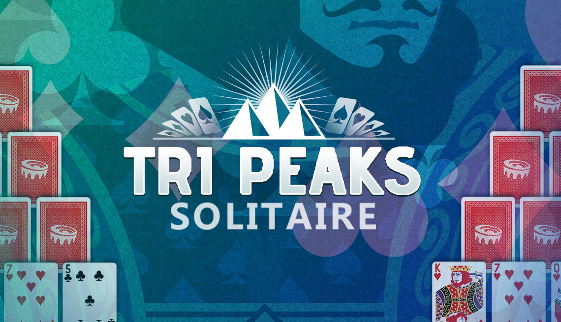 tri peaks solitaire promo game art