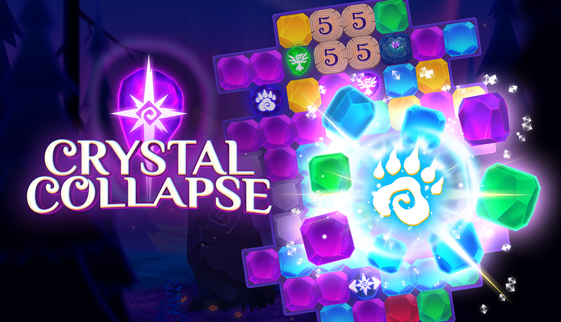 crystal collapse promo game art