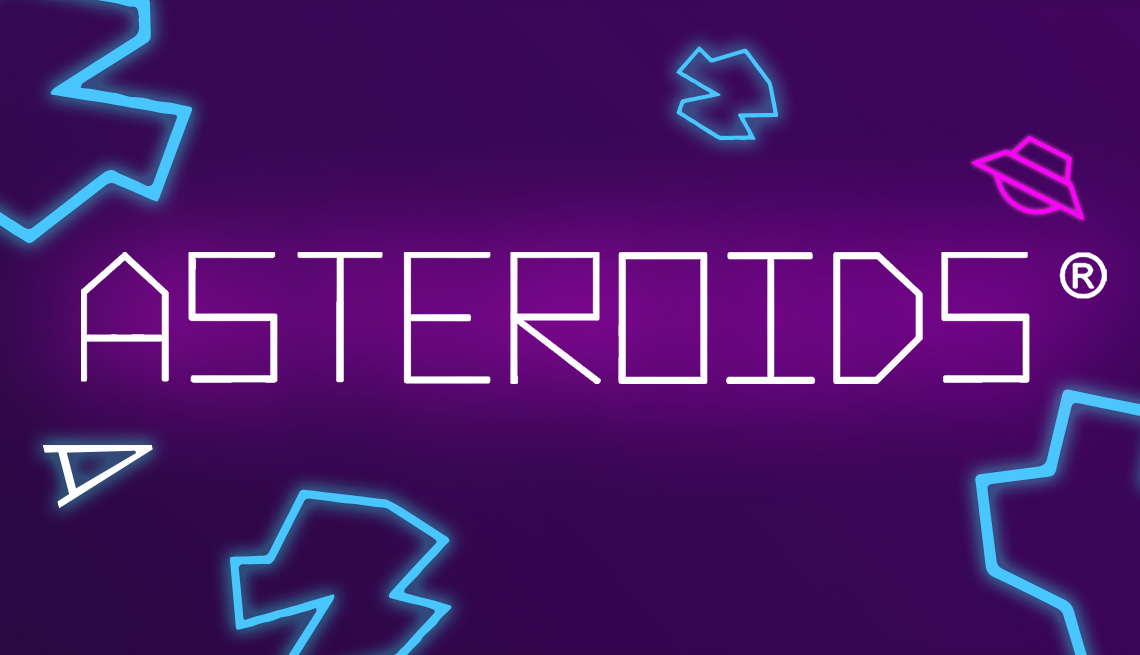 asteroids promo game art