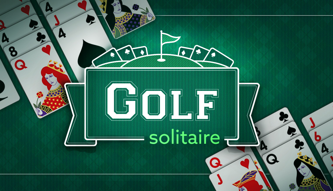 golf solitaire promo game art