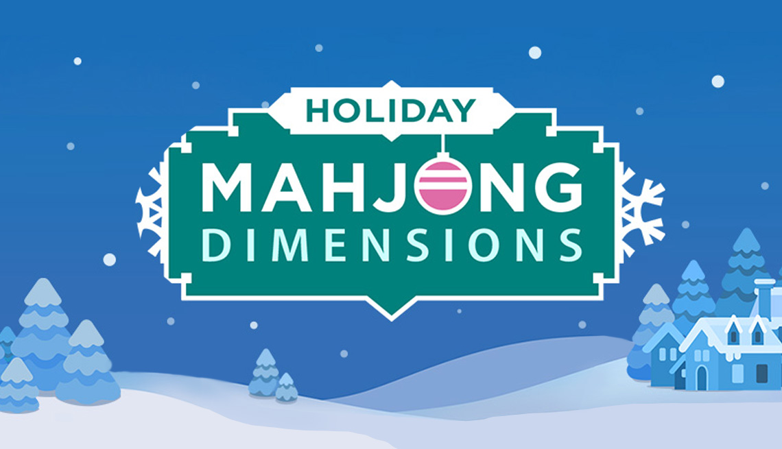 mahjongg holiday dimensions promo game art