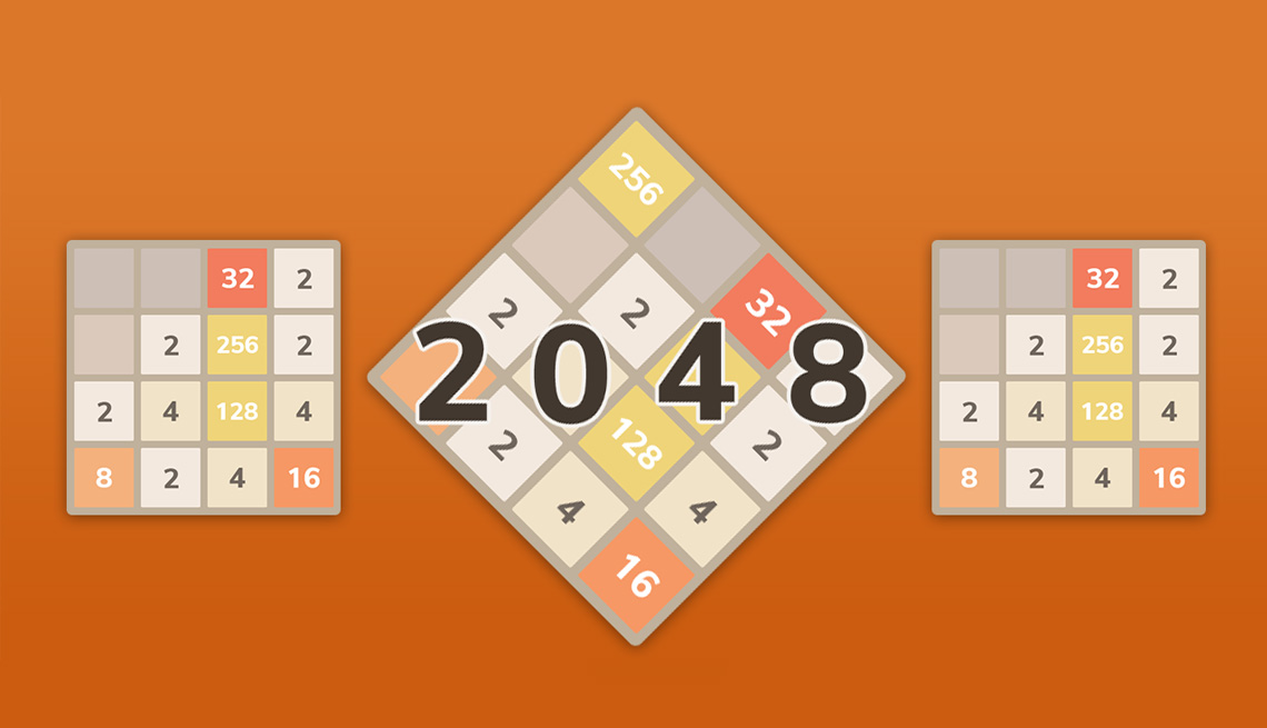 2048 promo game art