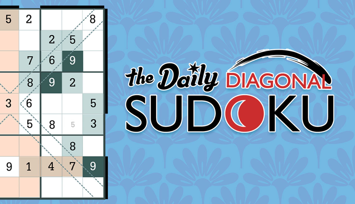 the daily diagonal sudoku promo game art