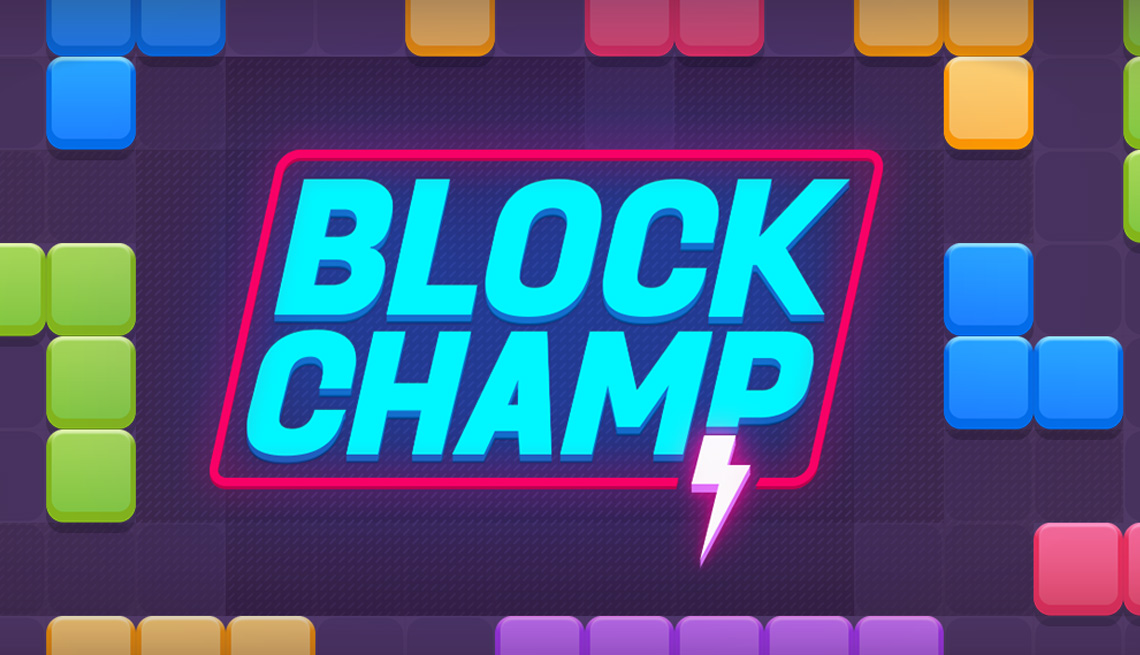 block champ promo game art