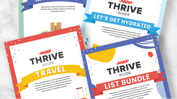 cover images of four thrive guides