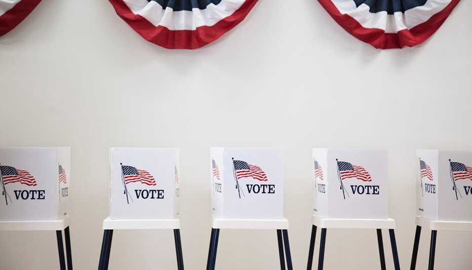 Voting booths