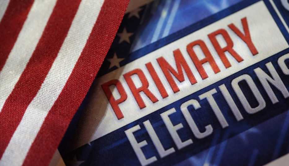 shot of word primary election shot of word primary election
