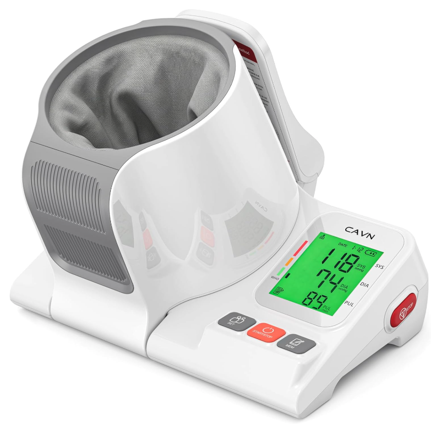 The CAVN blood pressure monitor.