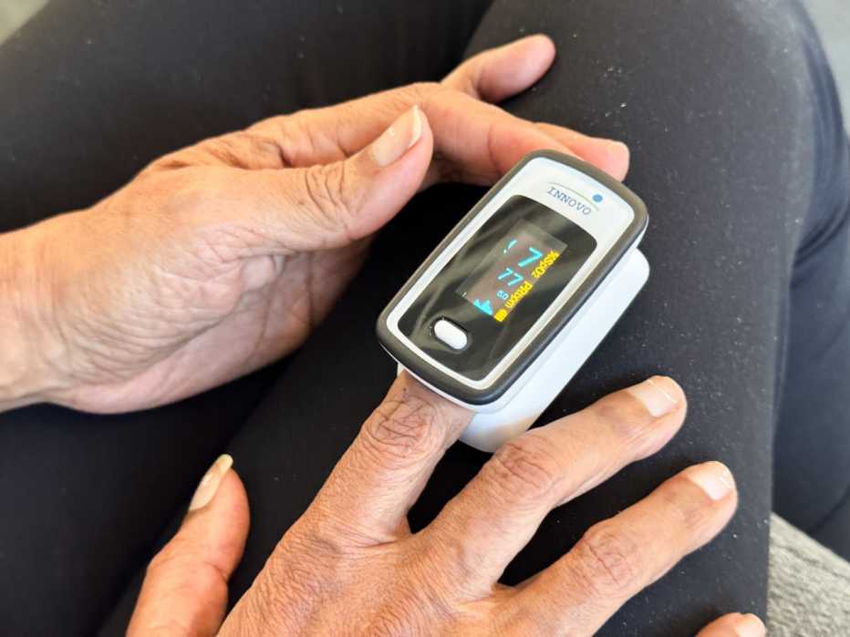 a pulse oximeter