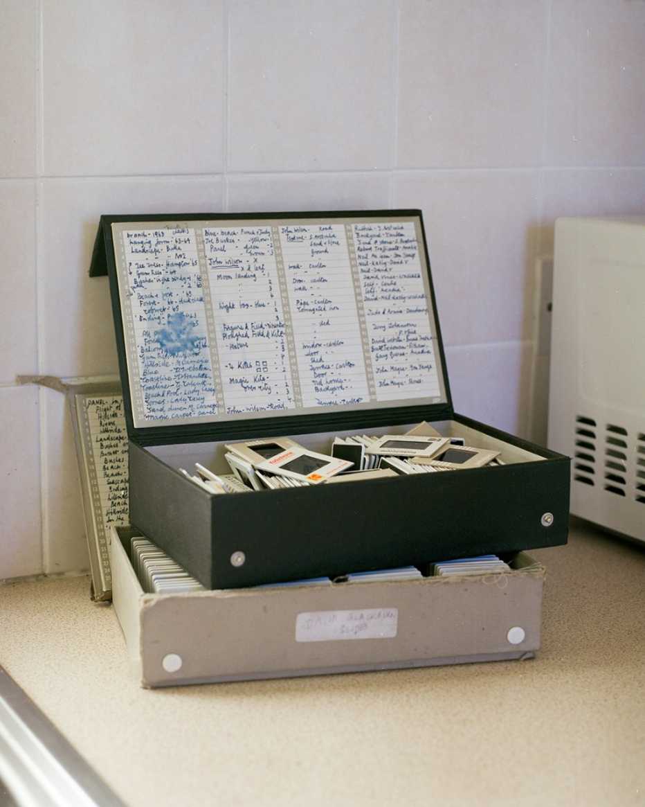box of slides