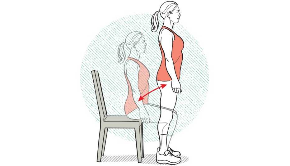 Standing exercise diagram