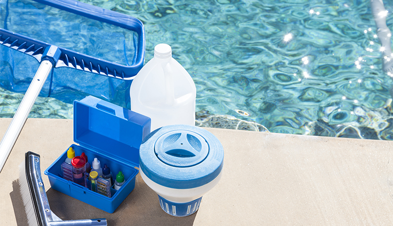 Equipment for testing the quality of pool 