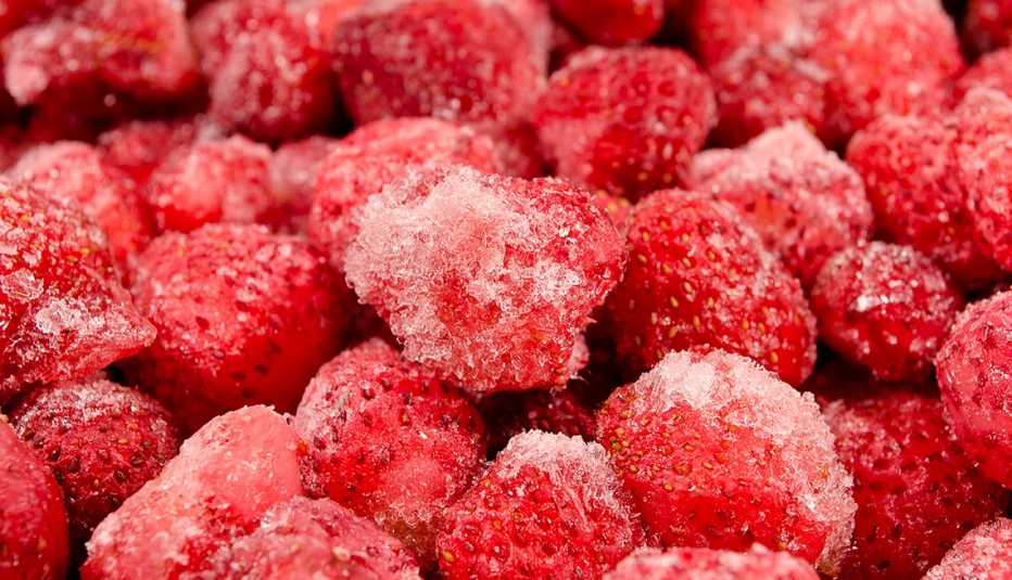 frozen strawberry, frozen fruit background, red strawberry frozen strawberry, frozen fruit background, red strawberry