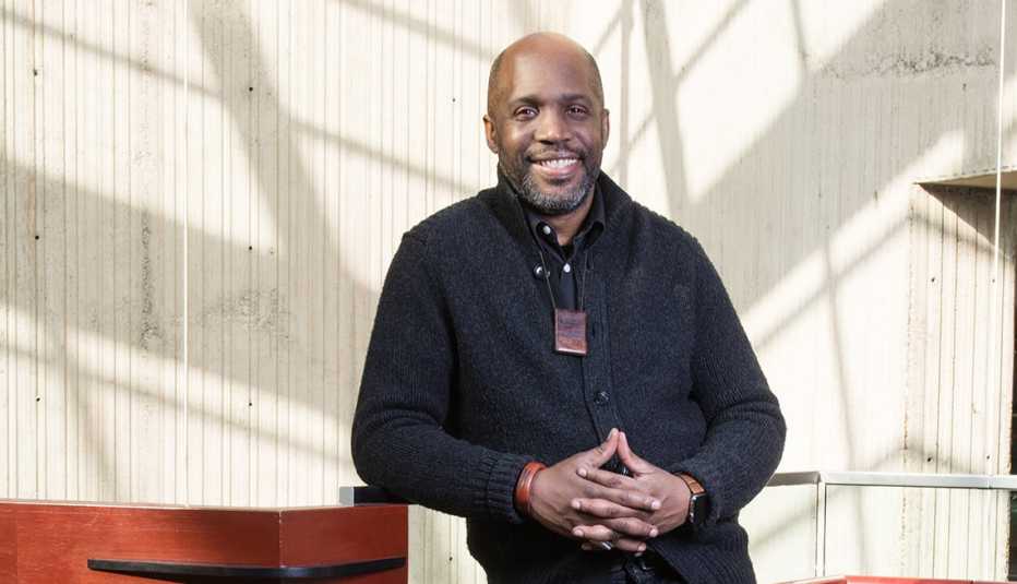 Curtis Lipscomb, LGBTQ activist, posing for a portrait