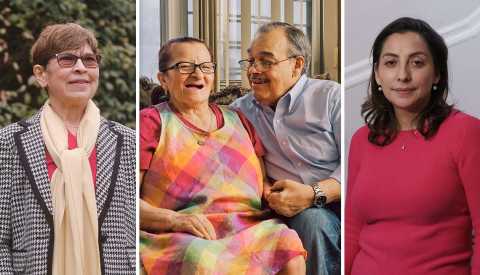 From left: Martha Villanigro-Santiago; Maria and William Rodríguez; Perla Castro From left: Martha Villanigro-Santiago; Maria and William Rodríguez; Perla Castro