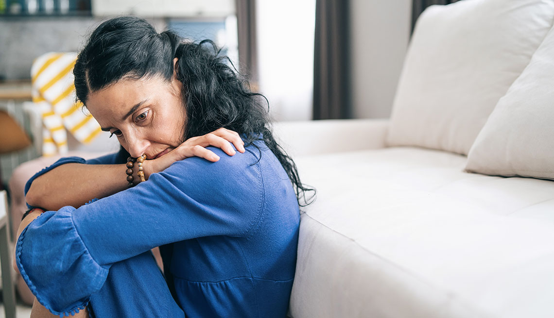 woman in isolation at home during COVID-19