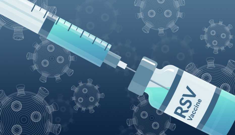 rsv vaccine vector illustration