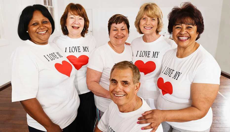group of older people