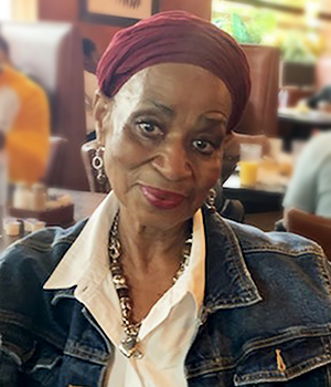 bonnie blue at a restaurant
