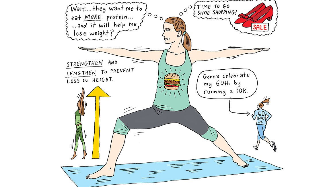 Illustration showing what to expect regarding your structure at your 50s Illustration showing what to expect regarding your structure at your 50s