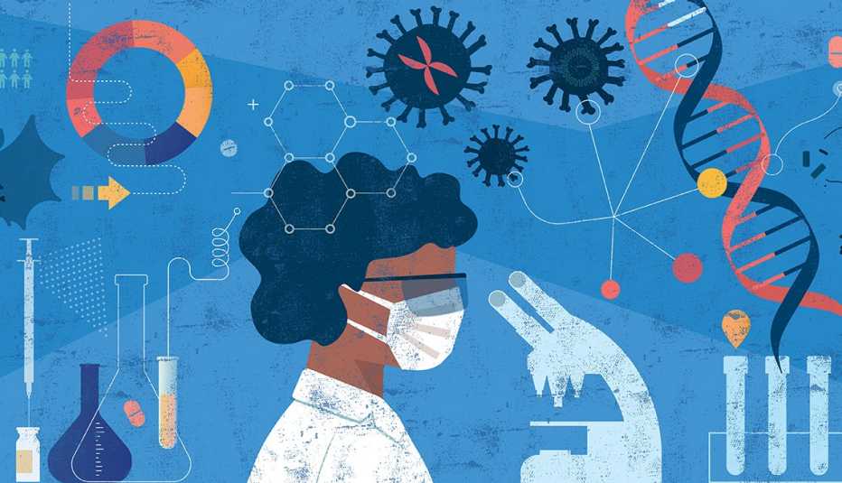 scientist doing research on coronavirus
