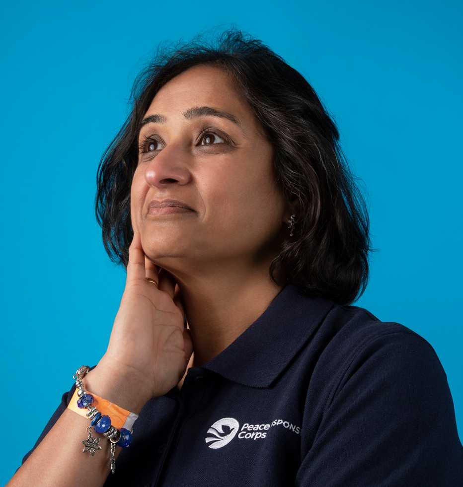 peace corps volunteer vishaska wavde