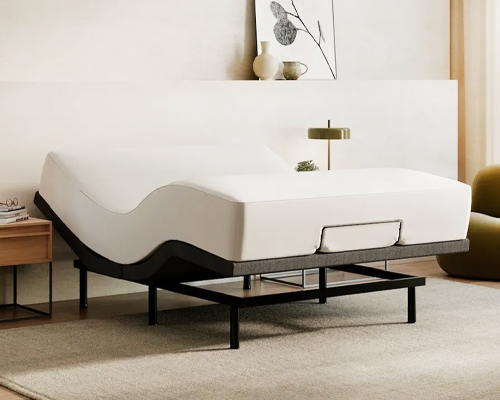 The Nectar Adjustable Base in a bedroom