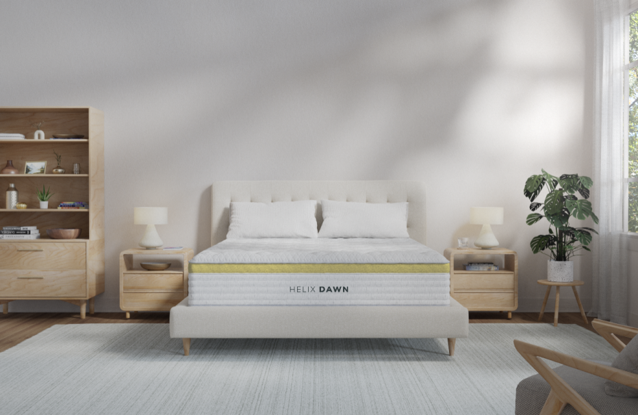 Helix Dawn mattress on display