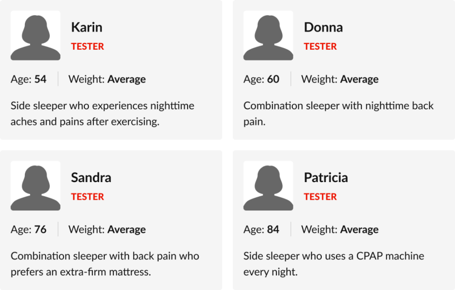 AARP Smart Picks meet the testers image in a grid
