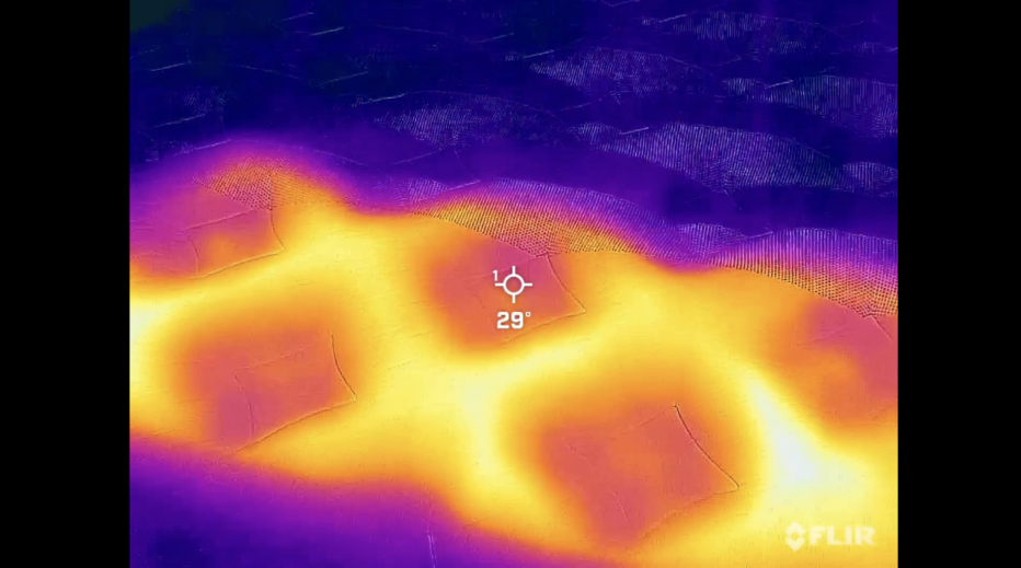 heat coming from a mattress