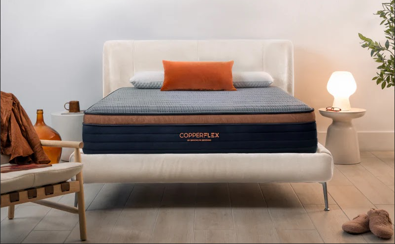 The Brooklyn Bedding CopperFlex Memory Foam on display