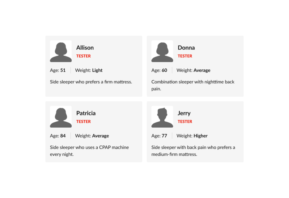 AARP Smart Picks meet the testers image in a grid
