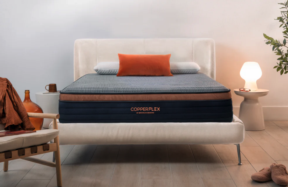 The Brooklyn Bedding CopperFlex on display