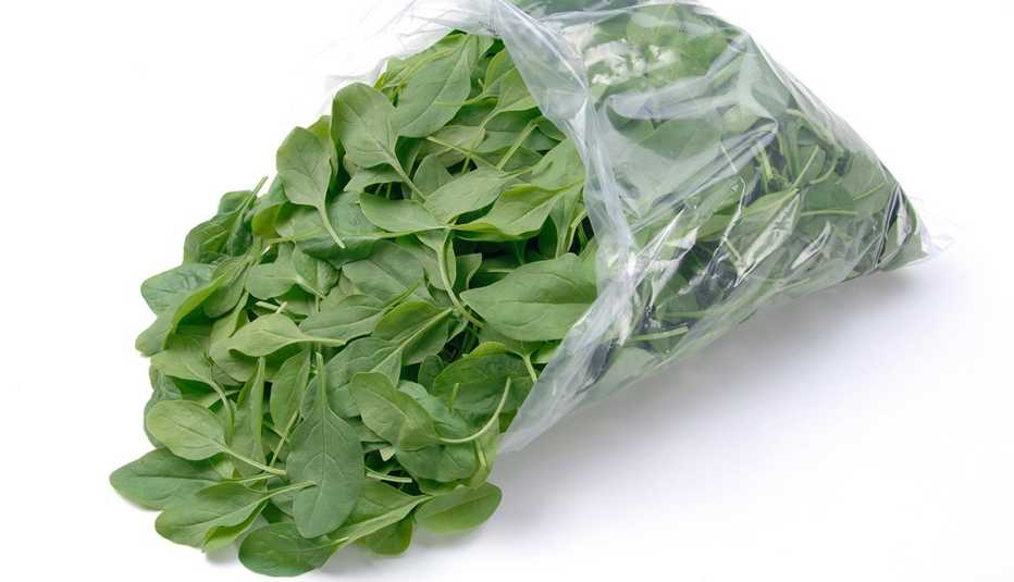 Bag of spinach