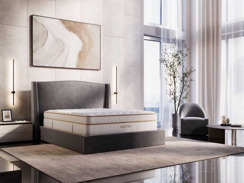 Saatva Classic on display