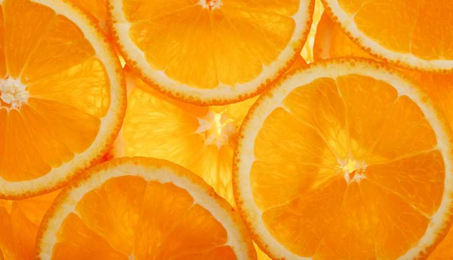 close up of orange slices close up of orange slices