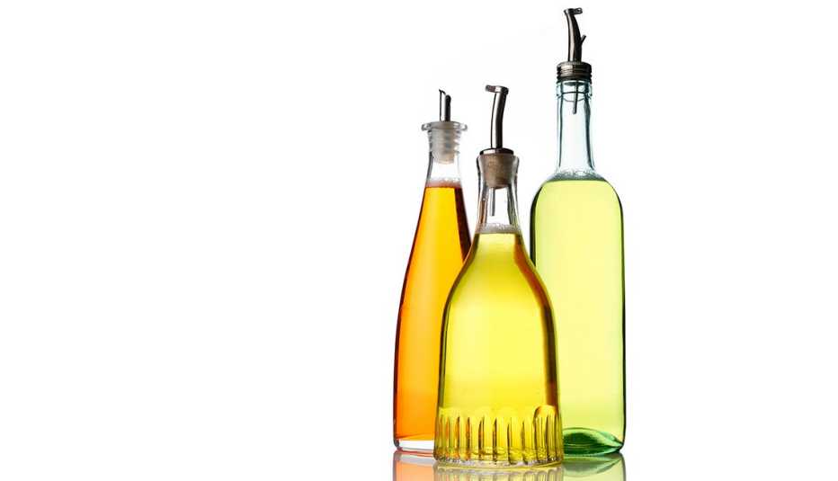 olive oil in bottle