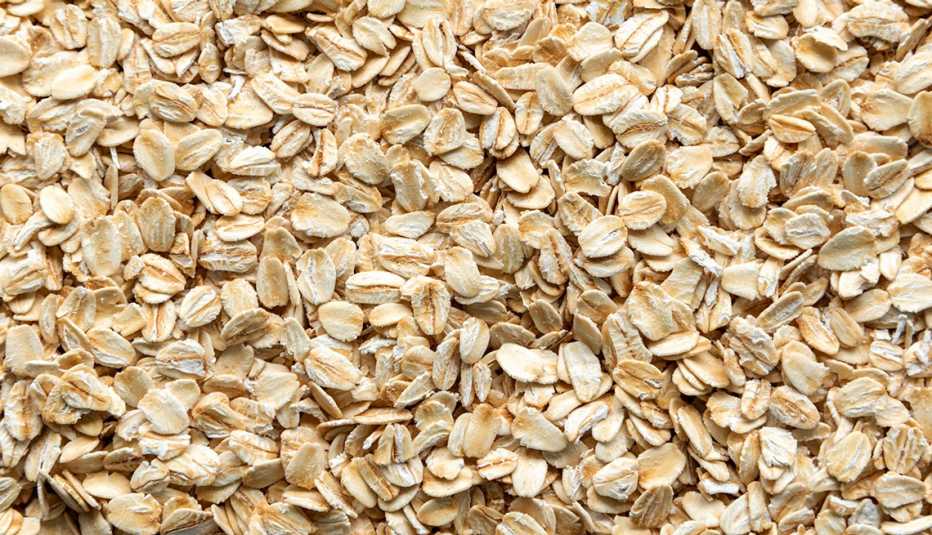 close up shot of oats