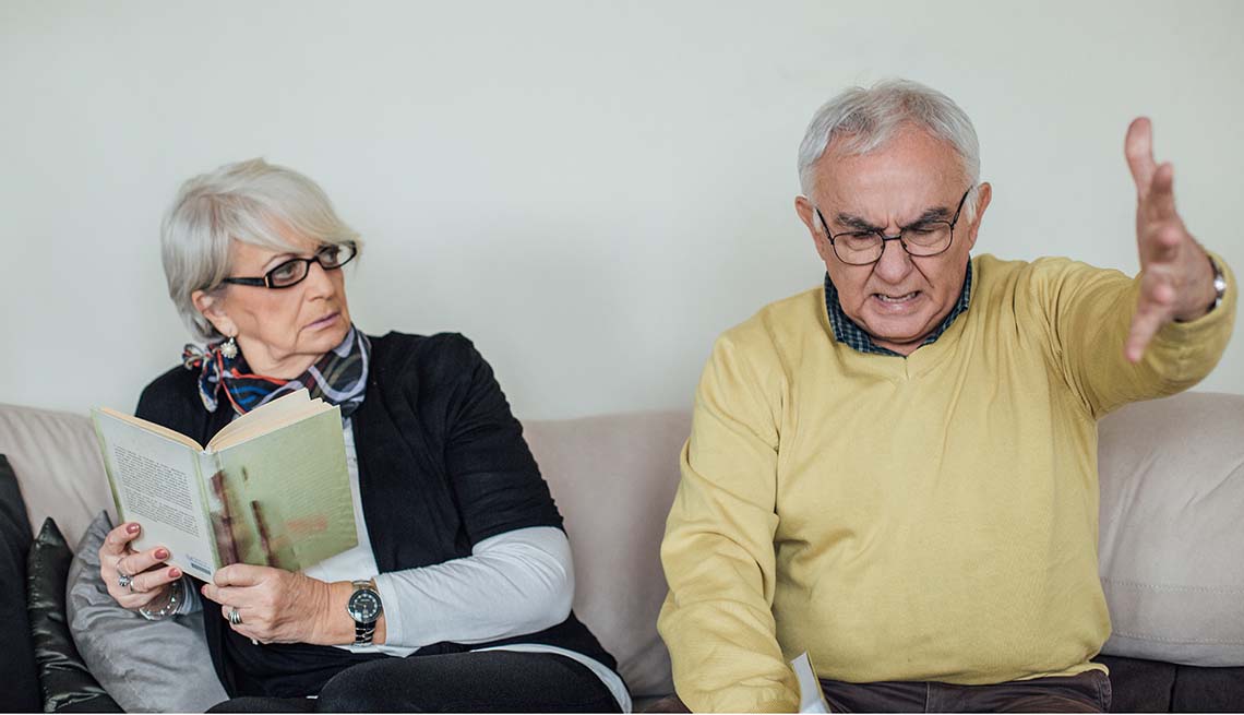 Mature Couple Having Argument
