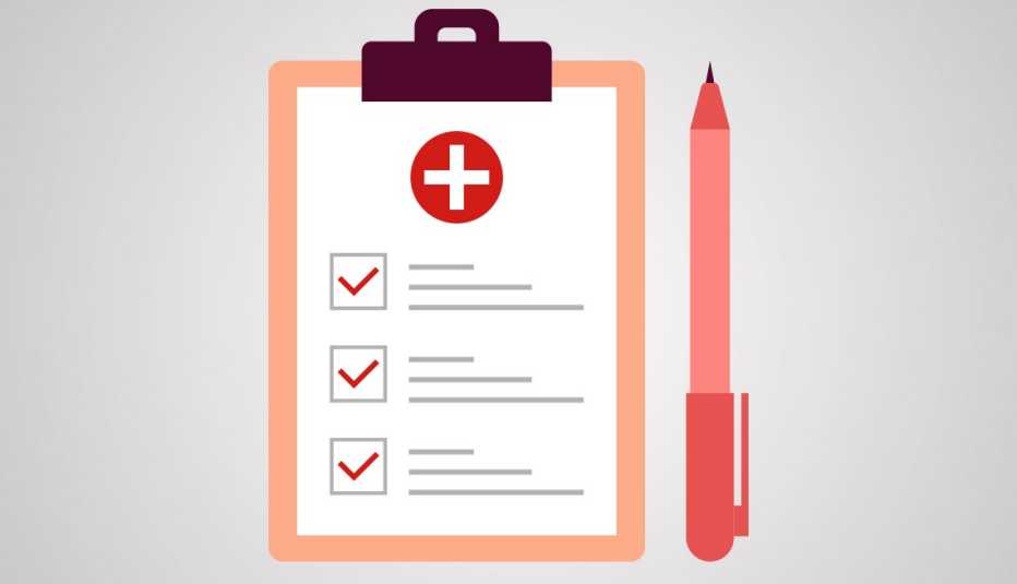 health checklist illustration health checklist illustration