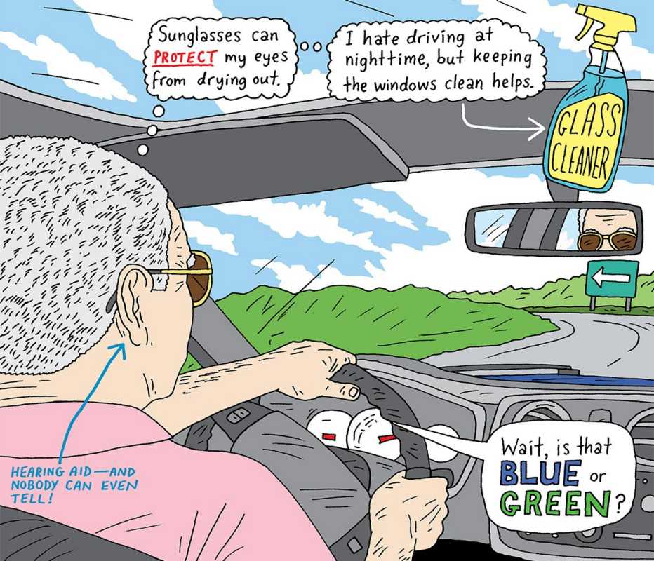 illustration of a man driving illustration of a man driving