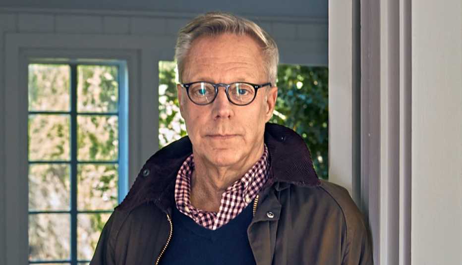 steven petrow in what was once his parents home in southampton new york