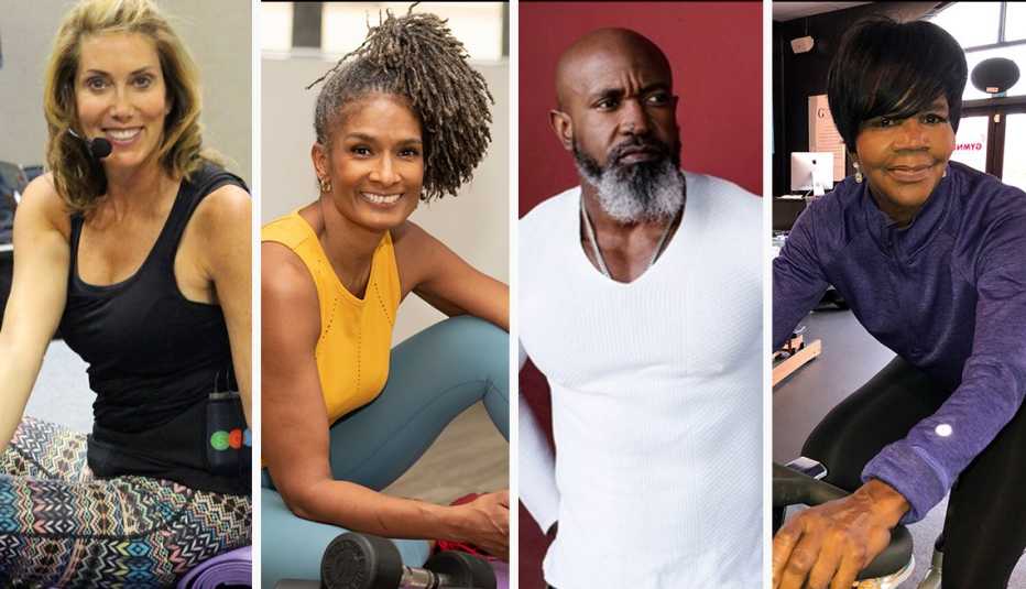 from left to right fitness influencers sara kooperman carla kemp jean titus and ellen ector
