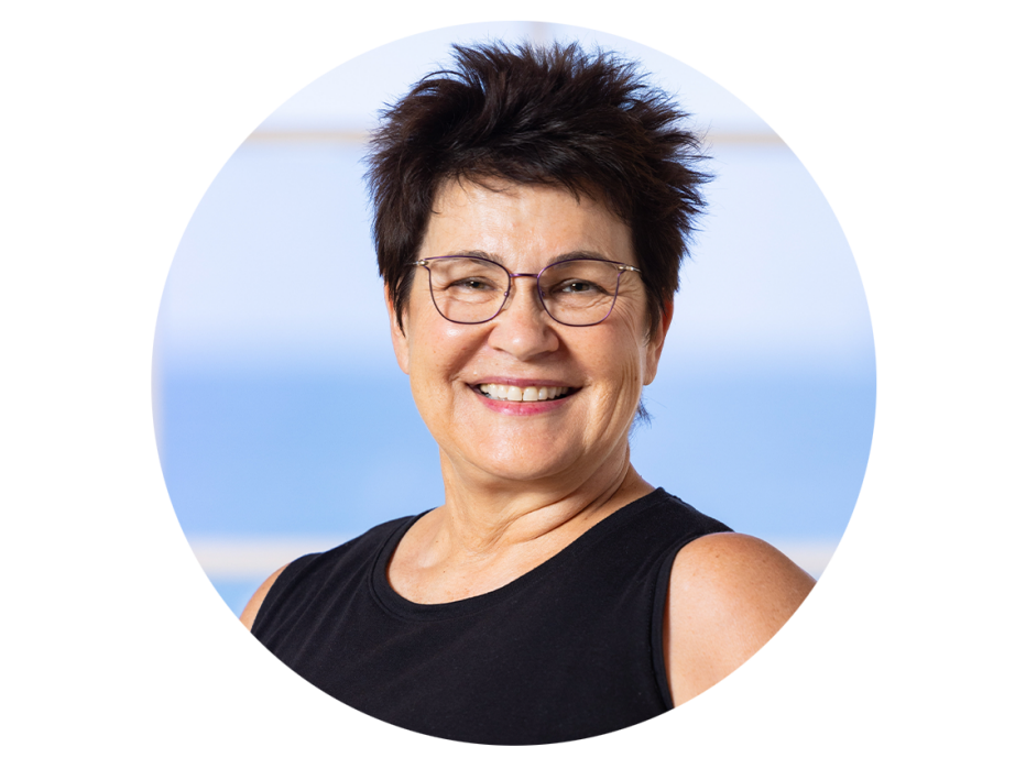 karen sanzo headshot in front of window
