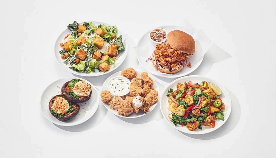 plant-based meat alternative meals