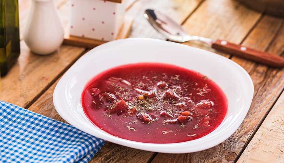 Bowl of borscht